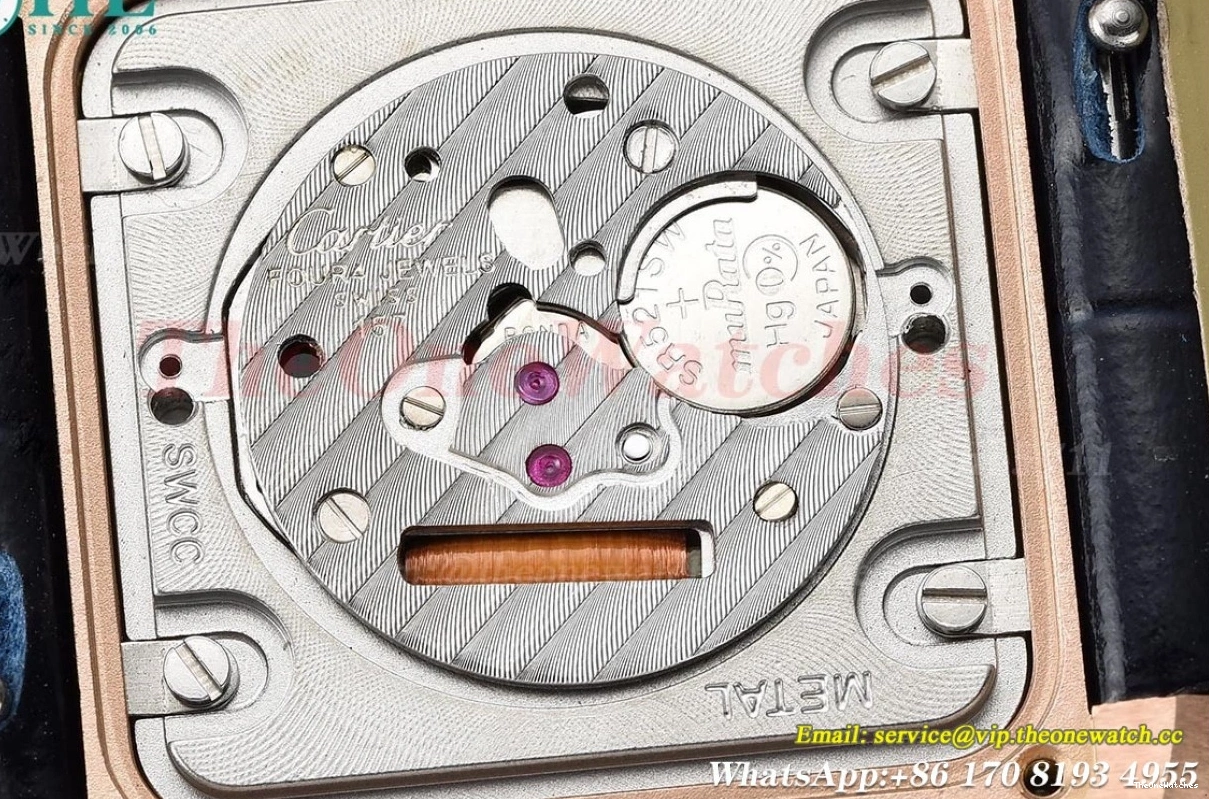 27mm Blue Française RG Dia Quartz Dial LE 8848F Tank Silver 0321